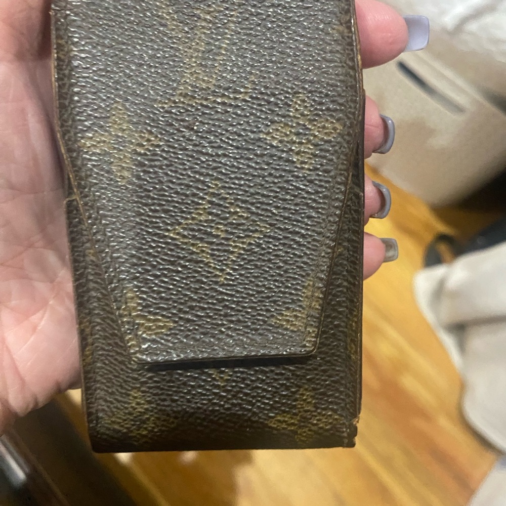 Louis Vuitton Brown Monogram Key & Card Holder